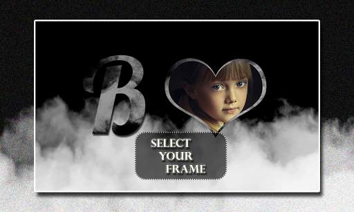 Smoky Text Photo Frames screenshot 3