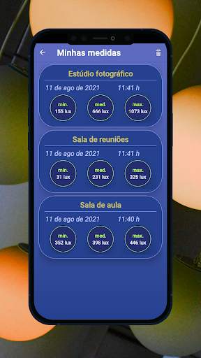 Medidor de luz. Luxímetro screenshot 4