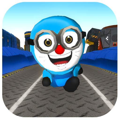 3D Blue Banana Cat Run 1.1