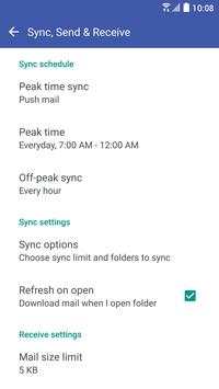 HTC "Почта" скриншот 5