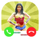 Fake Call From Wonder Woman Kika icon