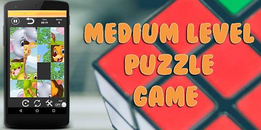 Sliding Puzzle Game: With Funny Animal Cartoon screenshot 6