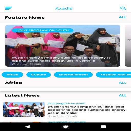 Axadle Get Latest News From Horn of Africa 3.0.5
