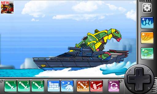 Dino Robot - Ninja Parasau : Dinosaur game screenshot 4