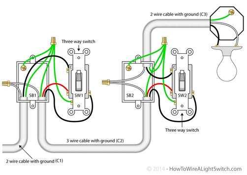 Two Way Light Switch Connection 3 تصوير الشاشة