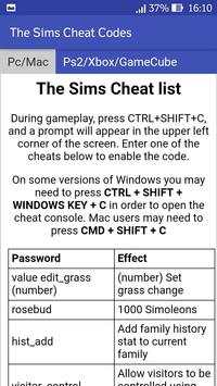 The Sims Cheats screenshot 7