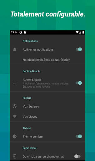 Liga - Résultats de Football screenshot 7