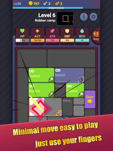 Minimal Dungeon RPG स्क्रीनशॉट 1