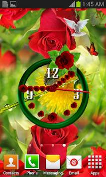 Rose Flower Clock screenshot 7