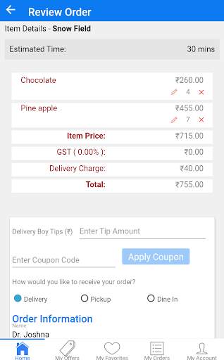 AtoZ Kurnool - Delivery App screenshot 3