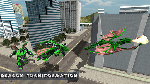 Dragon Robot Transform Game - Dinosaur World Fight screenshot 1