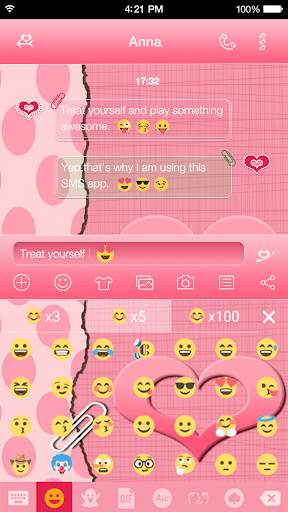 Love Heart Emoji Keyboard screenshot 2