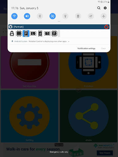 Screen rotation control screenshot 10