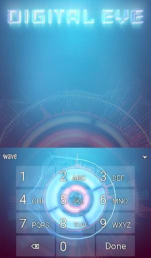 Digital Eye Animated Keyboard 5 تصوير الشاشة