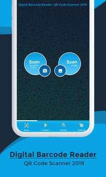 Digital Barcode Reader QR Code Scanner 2019 screenshot 2