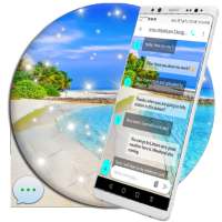 ikon Beach SMS Theme