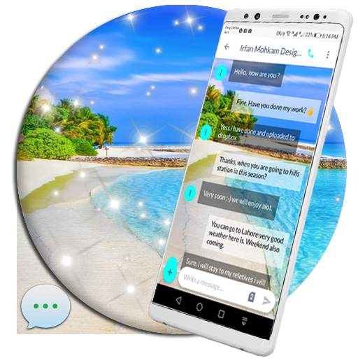 Beach SMS Theme 1.2