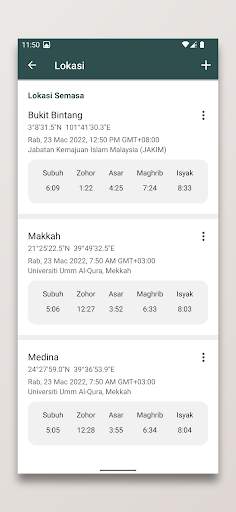 Waktu Solat dan Kiblat screenshot 5