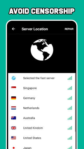 VPN SECURITY - Use Free Anonymous Proxy Internet screenshot 2