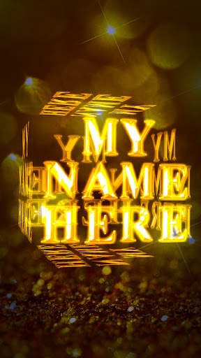 3D My Name Live Wallpaper screenshot 6