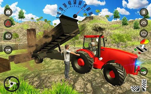 Real Tractor games 2021 driving 3D new games 2020 screenshot 4