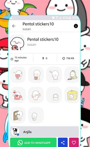 New Pentol stickers Animated for Whatsapp🤩 screenshot 3
