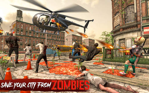 Penembak Zombie Angkatan Udara: Invasi Mati screenshot 12