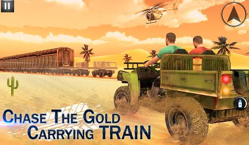 Train shooting game Train Robbery train shooter 3D screenshot 6