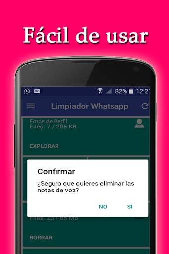 Limpiador de Whatsapp screenshot 1