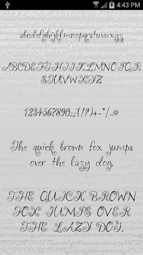Cute Fonts for Android screenshot 1