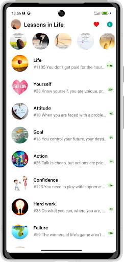 Lessons in Life Quotes screenshot 1