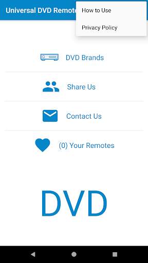 Universal DVD Remote Control screenshot 2