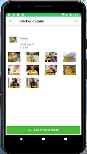 WAStickerApps - Wa Chubby and Aduhay Girls Sticker screenshot 4