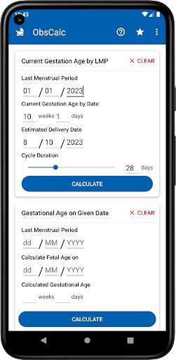 OBS Calc -Pregnancy Calculator screenshot 3