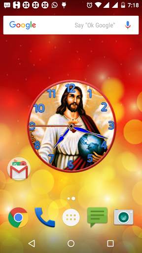 Jesus Clock Live Wallpaper screenshot 1