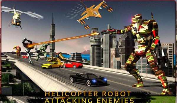 helicóptero robô transformação screenshot 14