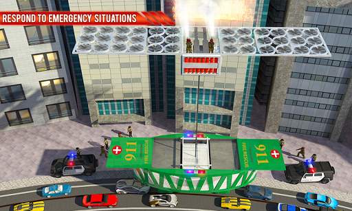 Fire Rescue Gyroscopic Bus: City Ambulance Driver screenshot 2