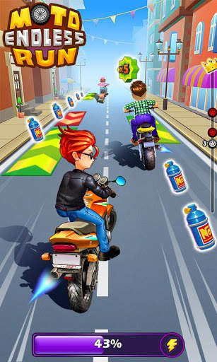 Moto Runner 3D 2 تصوير الشاشة