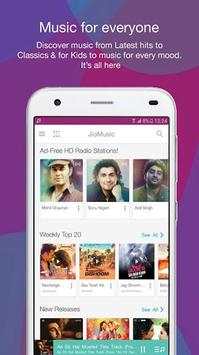 Jio Music - Live Music On screenshot 2
