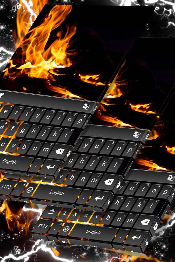 Burning Fire Flames Keyboard स्क्रीनशॉट 5