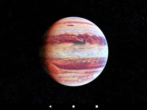 Jupiter Live Wallpaper 15 تصوير الشاشة