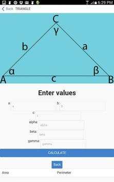 Geometry Math Calculator скриншот 1