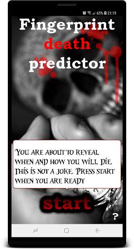 Fingerprint Death Predictor Prank screenshot 1