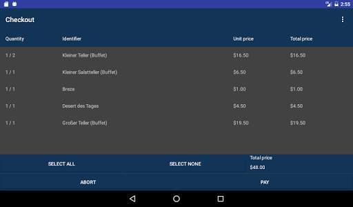 Cash Desk 2.0 for tablets screenshot 3