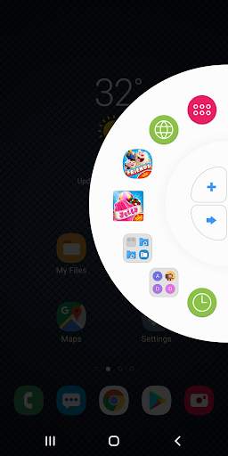 Galaxy - Wheel Launcher Theme screenshot 1