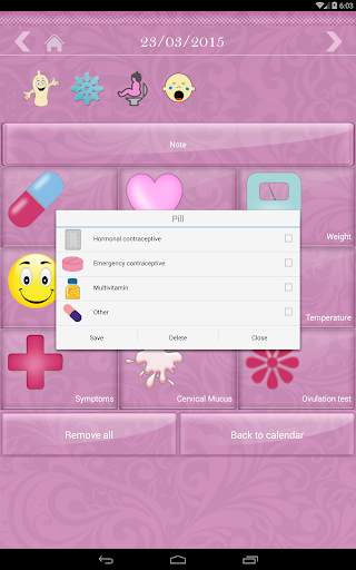 Woman Calendar(free) screenshot 21