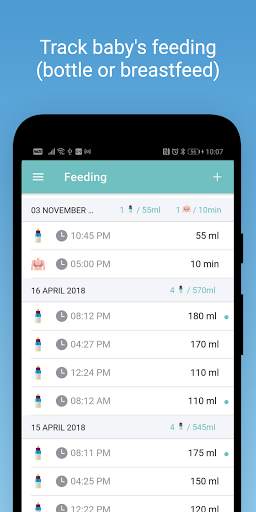 Baby bottle manager : Baby'bib screenshot 3