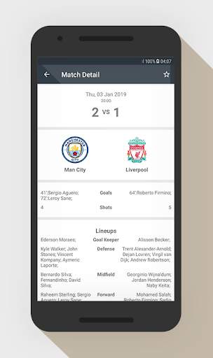 Footballpedia - Football Schedule, Score & Stats screenshot 3