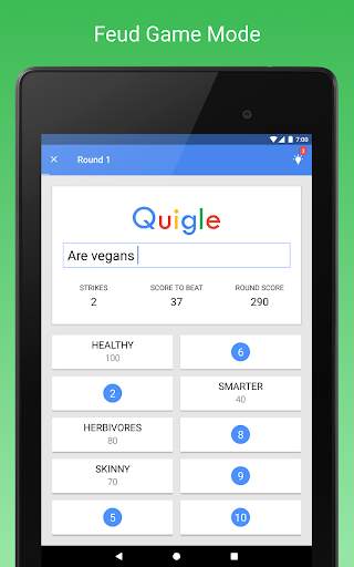 Quigle - Google Feud   Quiz screenshot 6