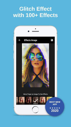Glitch Effect - Retro VHS Photo Effects screenshot 1